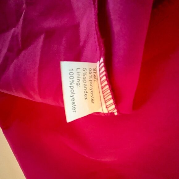 Aigeman Spaghetti Strap V Neck Front Cross Slit Dress Women's Size 12-14 - Picture 9 of 10